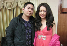 广州南宫大舞台与明星合影