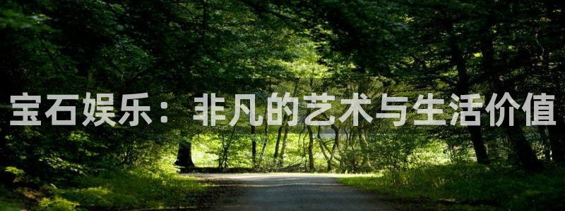 南宫大舞台官网入口：宝石娱乐：非凡的艺术与生活价值
