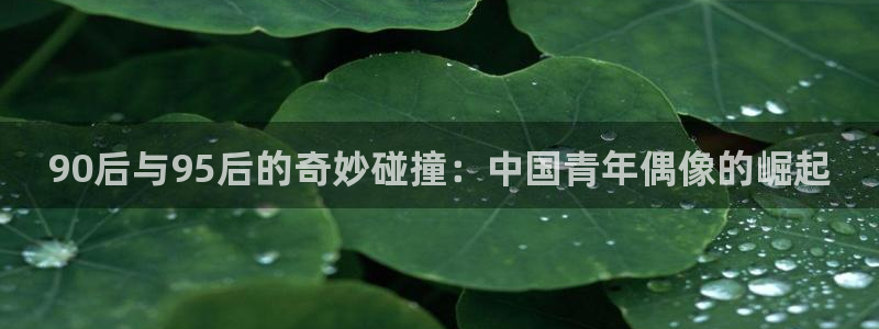 NG大舞台：90后与95后的奇妙碰撞：中国青年偶像的崛起